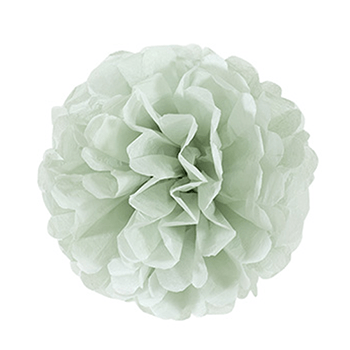 【fabric mie(ファブリックミー)】 フラワーポムペーパーポンポン 30cmミント ハニーデューメロン