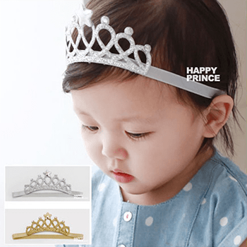 ハーフバースデーや1歳のお誕生日、おでかけにつけてあげたいキラキラのヘアバンド