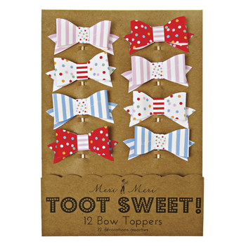 【Meri Meri】 ボウトッパーズ Toot Sweet ピック 楊枝 【フードトッパー】